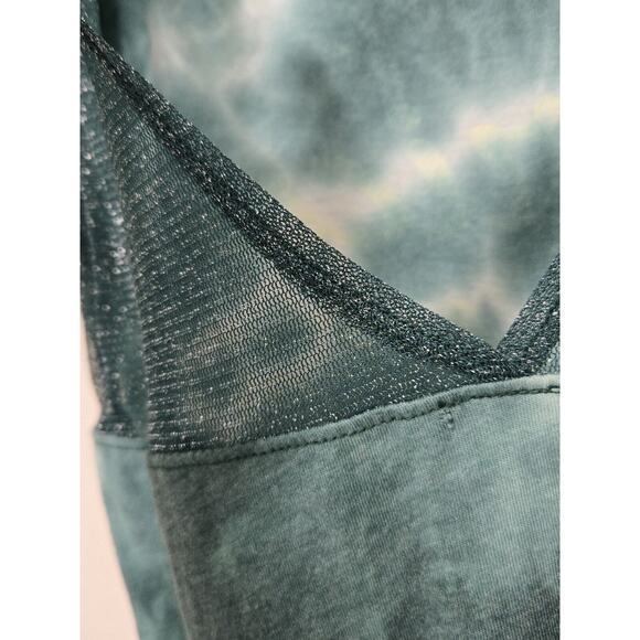 American Fighter By Affliction~Sz M~Stinger Women Green Tee~Gold Foil~Never Worn - Picture 8 of 11